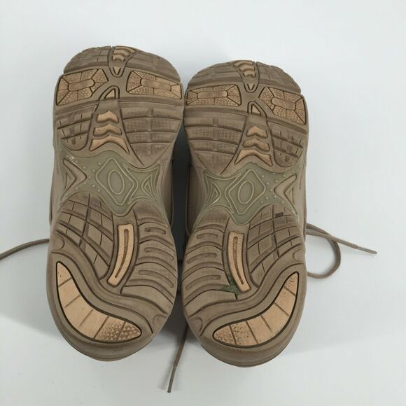 Vionic Walker Lace Up Orthopedic Sneakers 10.5 Light Cream Beige Leather Shoes - Picture 8 of 8